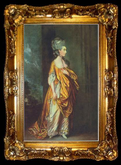 framed  Thomas Gainsborough Mrs Grace Elliot, ta009-2